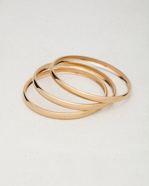 AUGUSTINE BANGLE SET GOLD