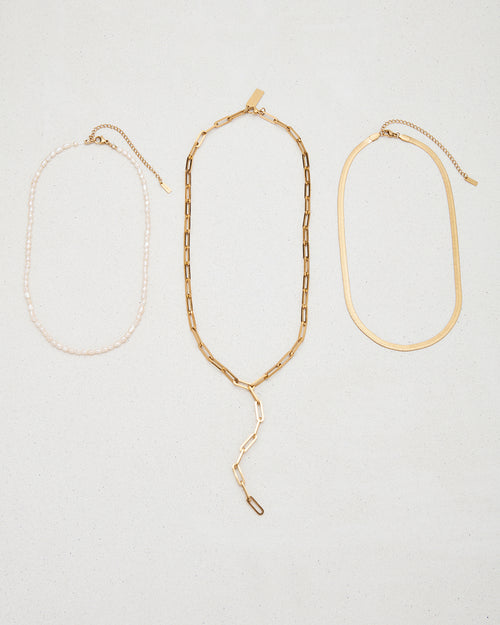 FRESHWATER PEARL HARLOW NECKLACE SET